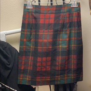 Portara multicolored wool skirt